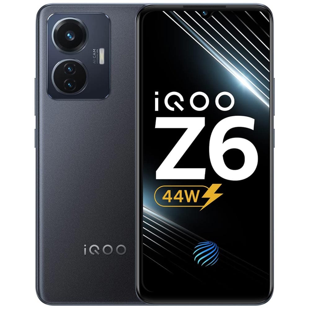 iQOO Z6 - Refurbished_Raven Black_Top_88089