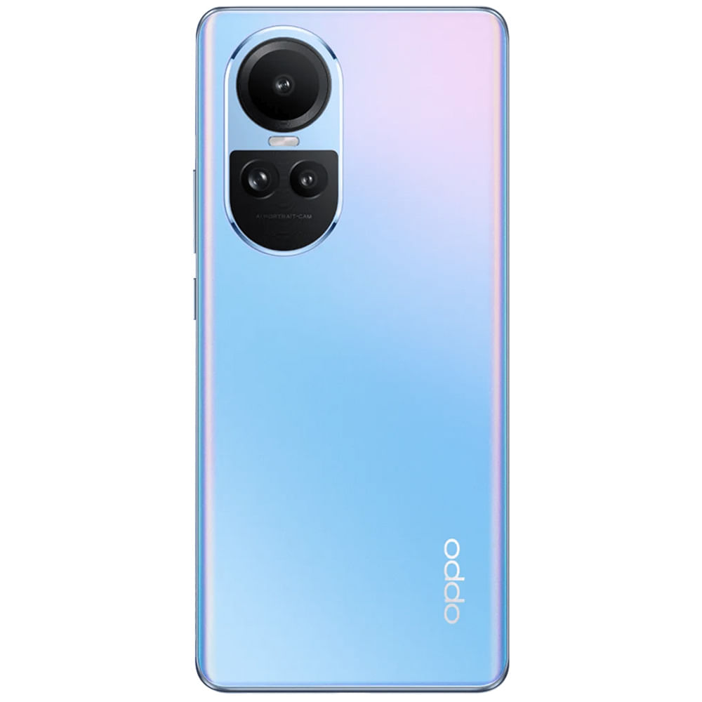 OPPO Reno10 5G - Refurbished_Ice Blue_Back_53421