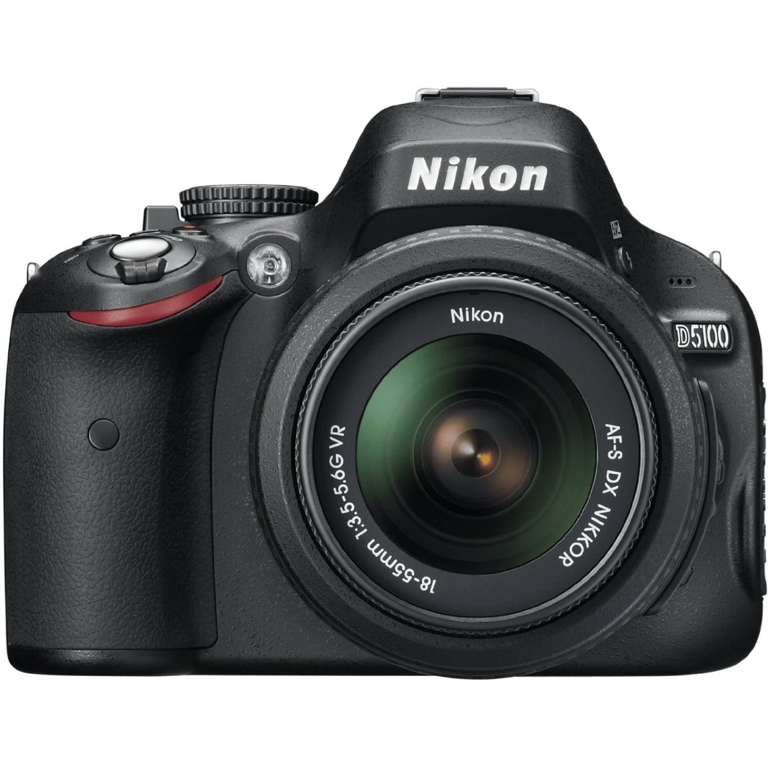 Nikon D5100 16.2MP DSLR - Refurbished_Black_Front_114573