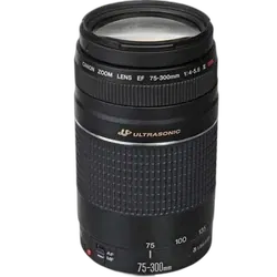 Canon 75-300mm Telephoto Zoom Lens - Refurbished Good - Black - Refurbished_Black_Bottom_115163