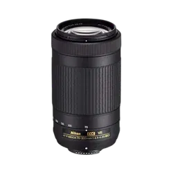 Nikon AF-P DX NIKKOR 70-300 mm f/4.5-6.3G ED VR Lens - Refurbished_Black_Front_62302