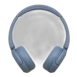 Sony WH CH520 on Ear Headphones - Refurbished_Blue_Front_115241