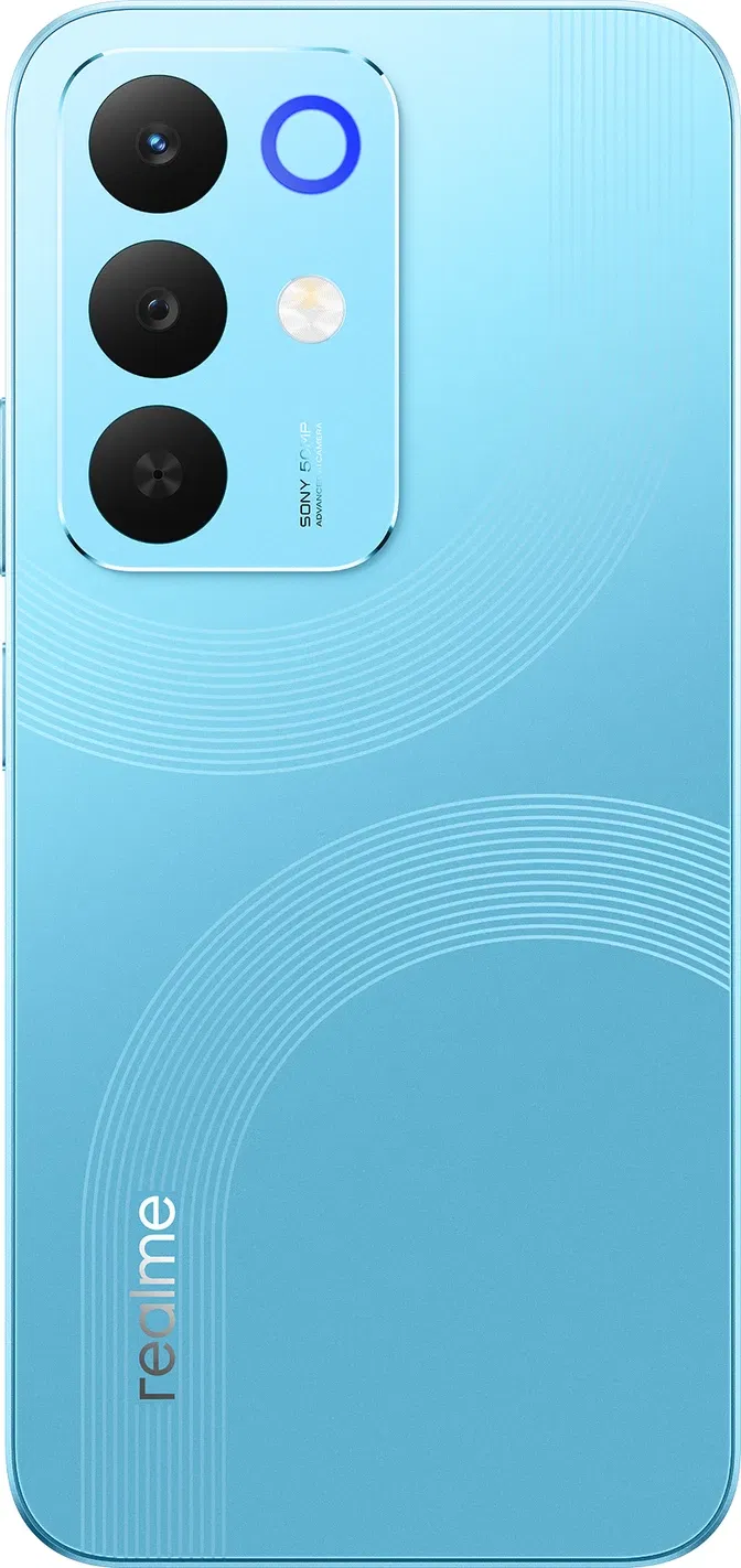 Realme 15X 5G - Refurbished_Aqua Blue_Back_89281