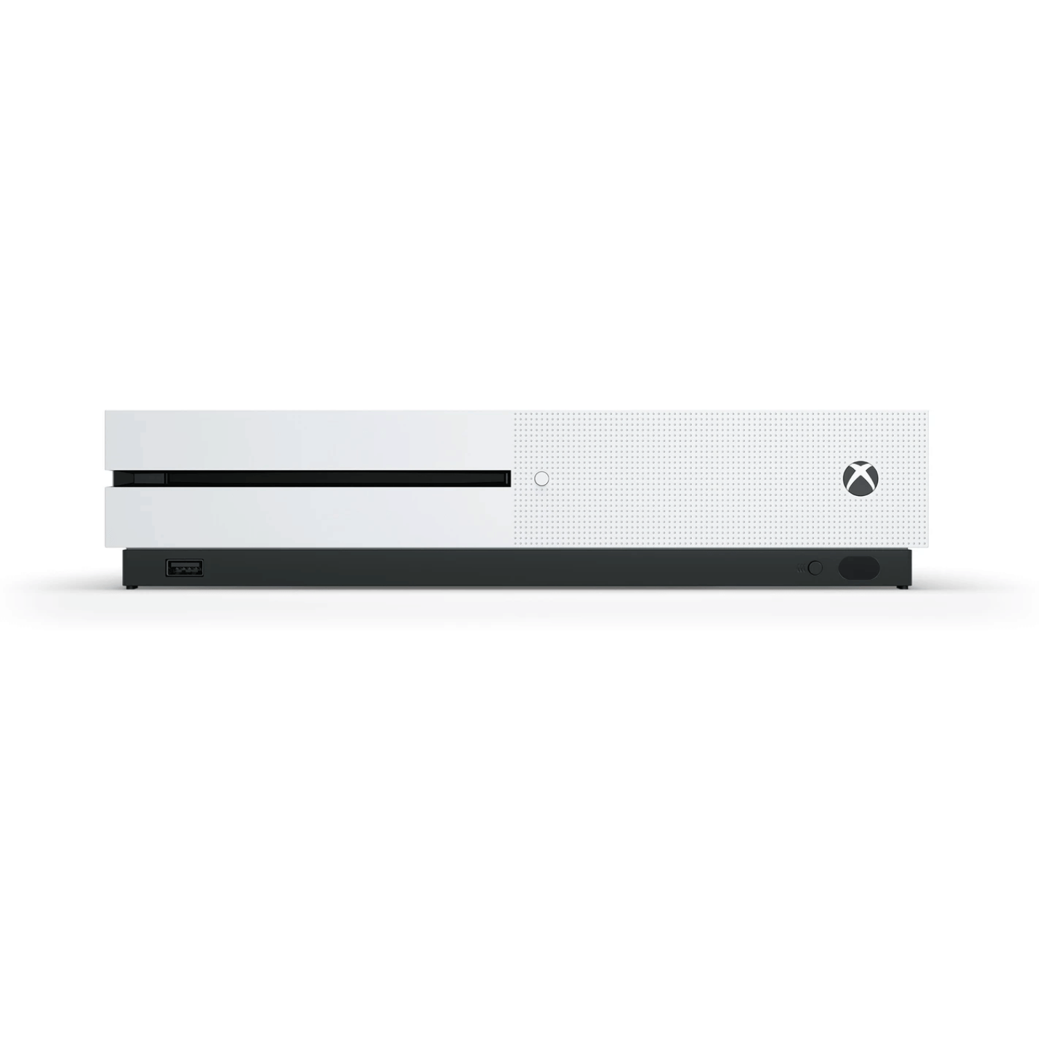 Microsoft XBOX One S Gaming Console - 1 TB - Refurbished Good - White - Disc Edition)- Refurbished_White_Bottom_114921