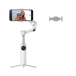 Insta360 Flow 2 Pro Standard AI Tracking Mobile Gimbal  - Unboxed_Stone Gray_Front_87401