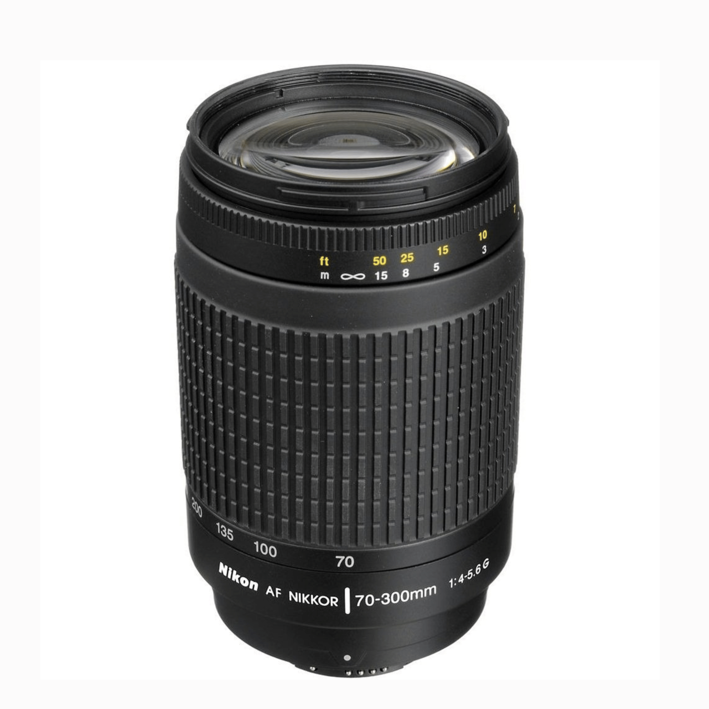 Nikon Af/70–300 mm f/4–5.6G Telephoto Zoom Lens - Refurbished_Black_Back_123923