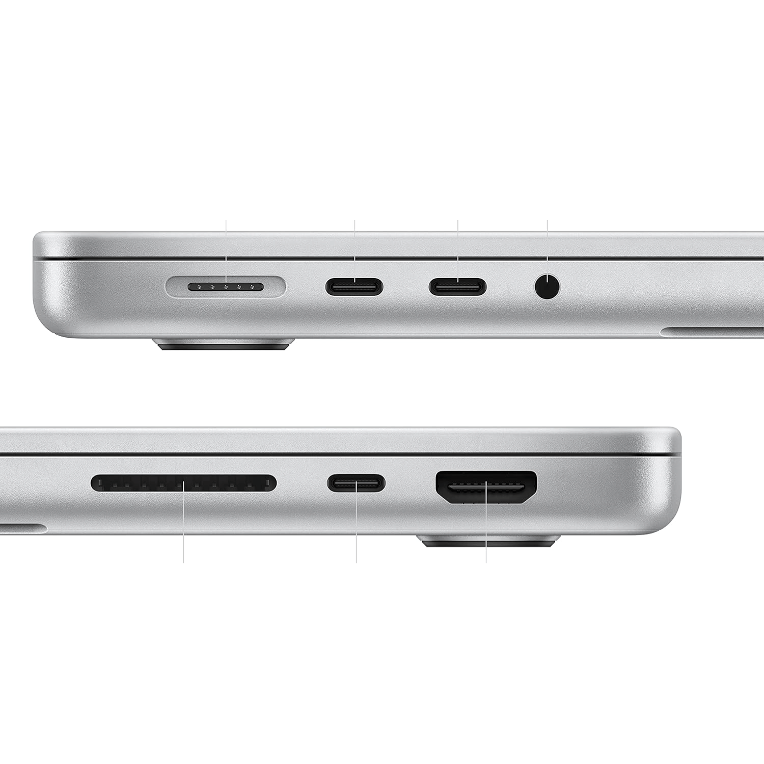 Apple MacBook Pro 2023 A2779 (Apple M2 Pro Chip 14 Inch)- Refurbished_Silver_Right Side_90375