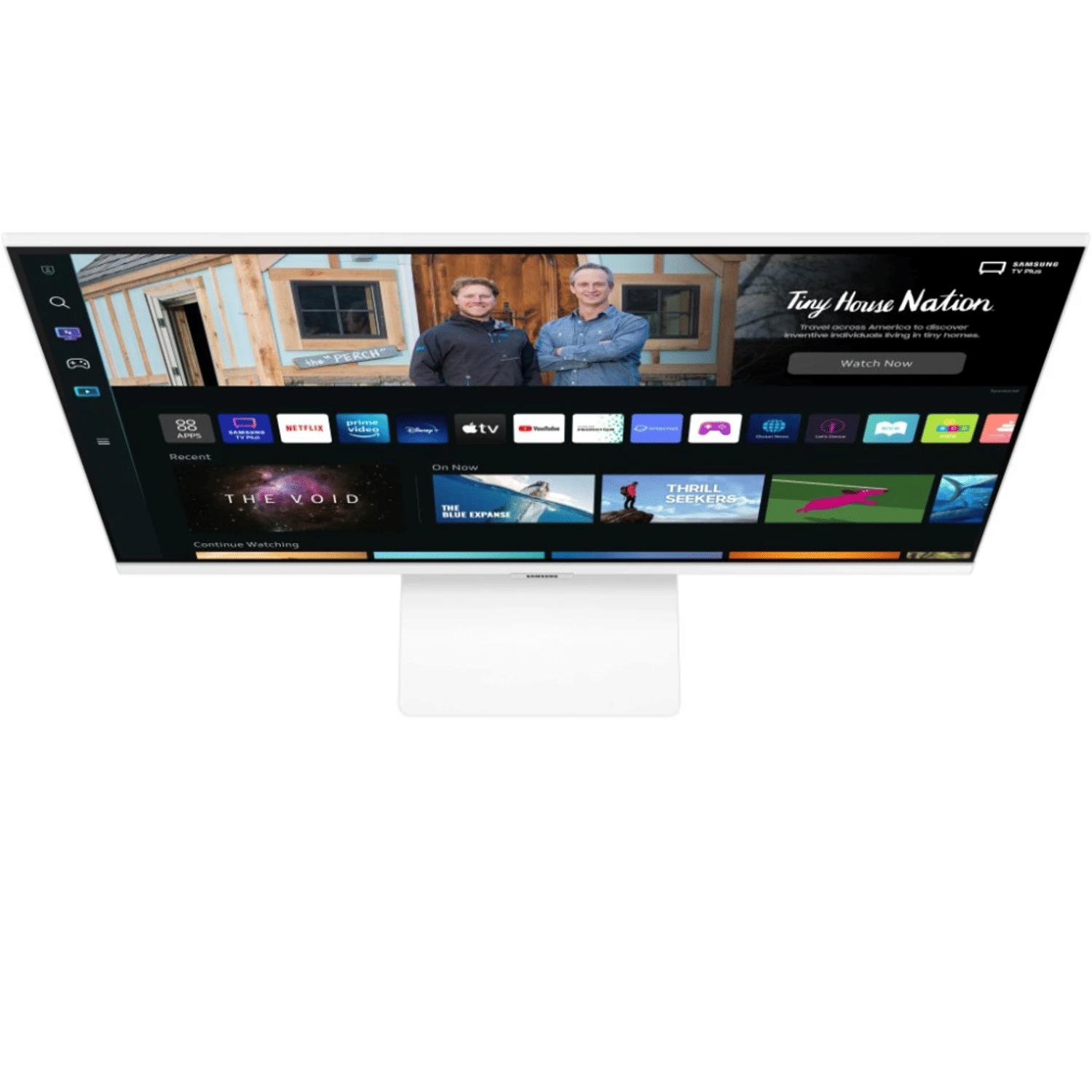 Samsung LS27CM501EWXXL M5 27 Inch LCD 60 Hz FHD Smart Monitor  - Unboxed_White_Top_90009