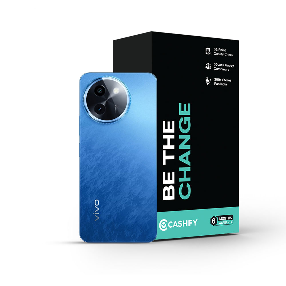 Vivo T3x 5G - Refurbished_Sapphire Blue_Phone With Box_61056