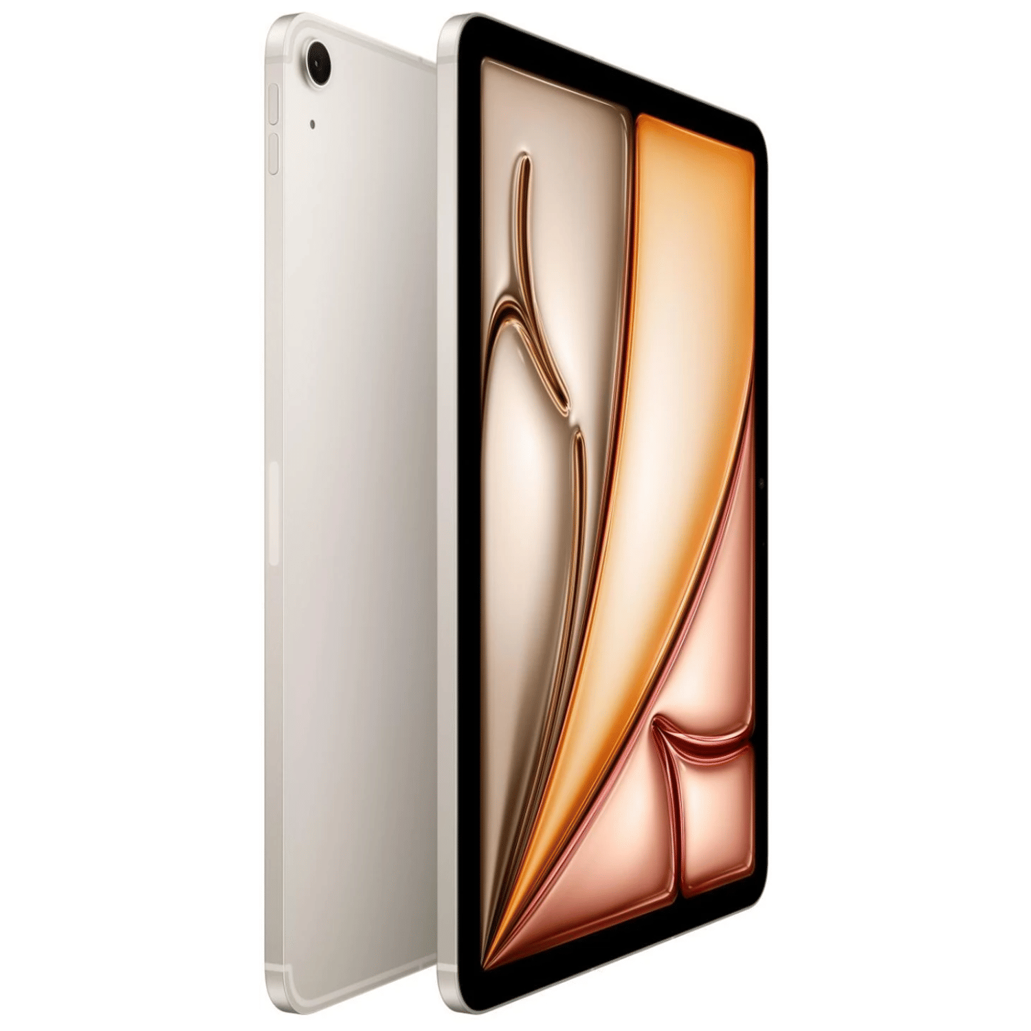 Apple iPad Air M2 2024 (11 inch, Wifi+Cellular)- Refurbished_Starlight_Right Side_90052