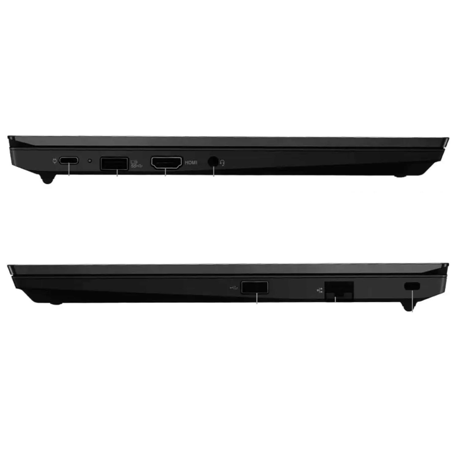 Lenovo Thinkpad E Series E14 Gen 3 (AMD Ryzen5 5000U Series 14 Inch)- Refurbished_Black_Right Side_89611