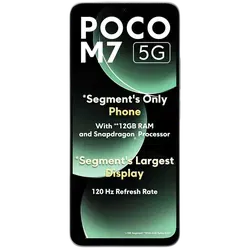 POCO M7 5G - Refurbished_Mint Green_Front_61811