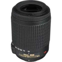 Nikon AF-S DX NIKKOR 55-200mm f/4-5.6G ED Telephoto Zoom Lens - Refurbished Good - Black - Refurbished_Black_Back_70423