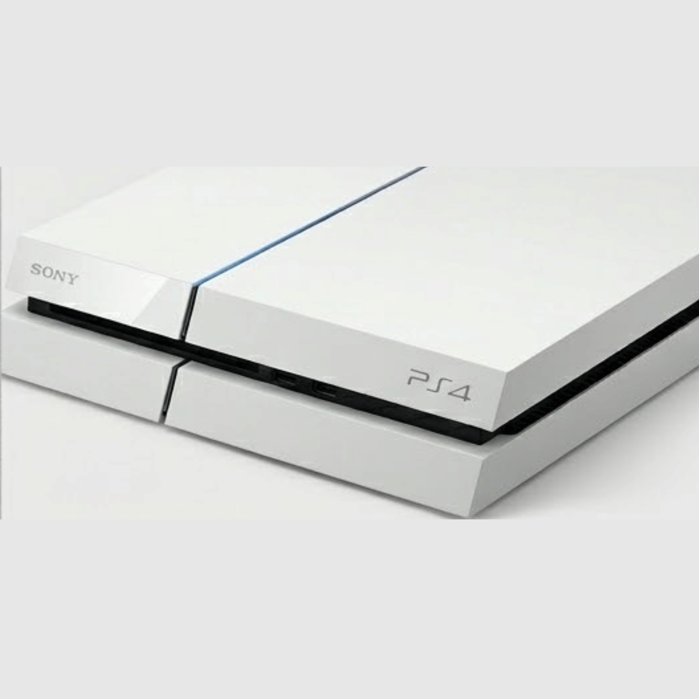 Sony Play Station 4 Standard Gaming Console (PS4 Standard)- Refurbished_White_Back_114939