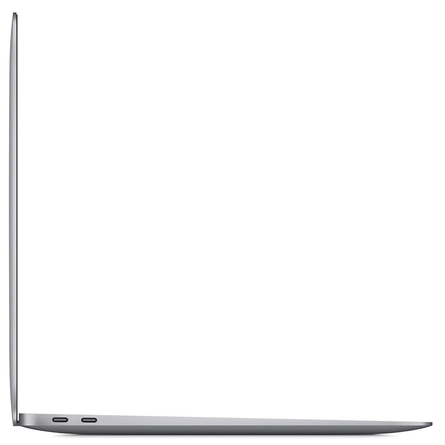 Apple MacBook Air 2020 A2337 (Apple M1 Chip 13.3 Inch)- Refurbished_Space Grey_Left Side_112793