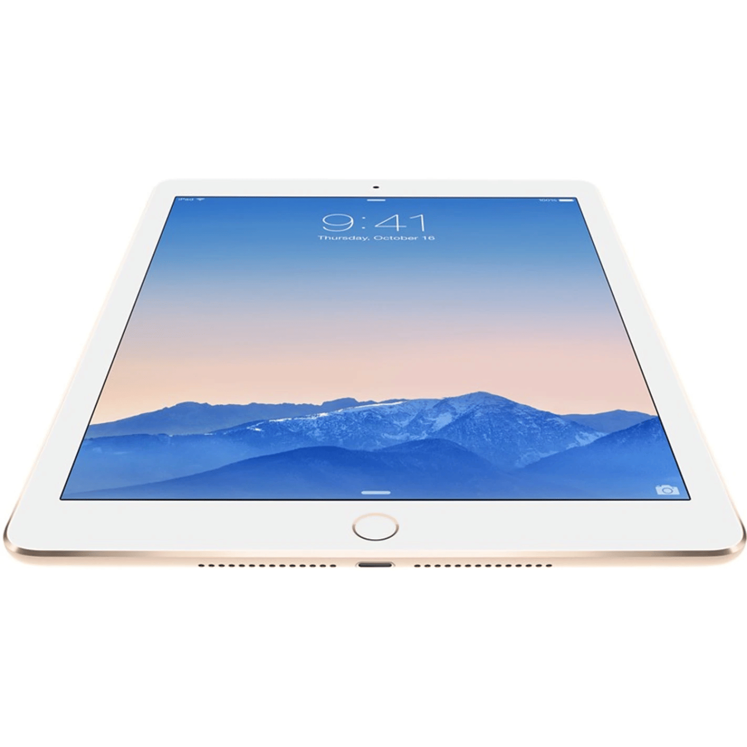 Apple iPad Air 2 2014 (9.7 inch, Wifi+Cellular)- Refurbished_Gold_Bottom_90448