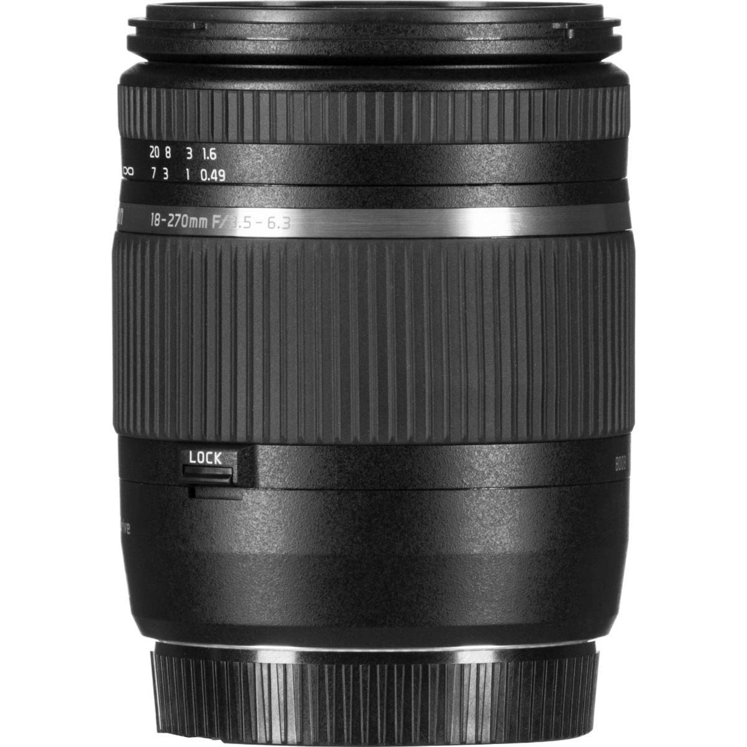 Tamron B008TSE 18–270mm F/3.5–6.3 Di II VC PZD Lens - Refurbished_Black_Back_123211
