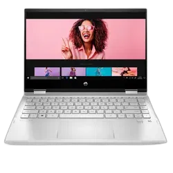 HP/Compaq Pavilion Series X360 CONVERTIBLE 14-dw1037TU TOUCH SCREEN (Intel Core i3 11th Gen 14 Inch)- Refurbished_Silver_Front_61166
