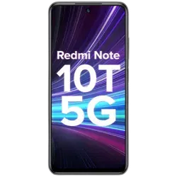 Refurbished Xiaomi Redmi Note 10T 5G graphite black front