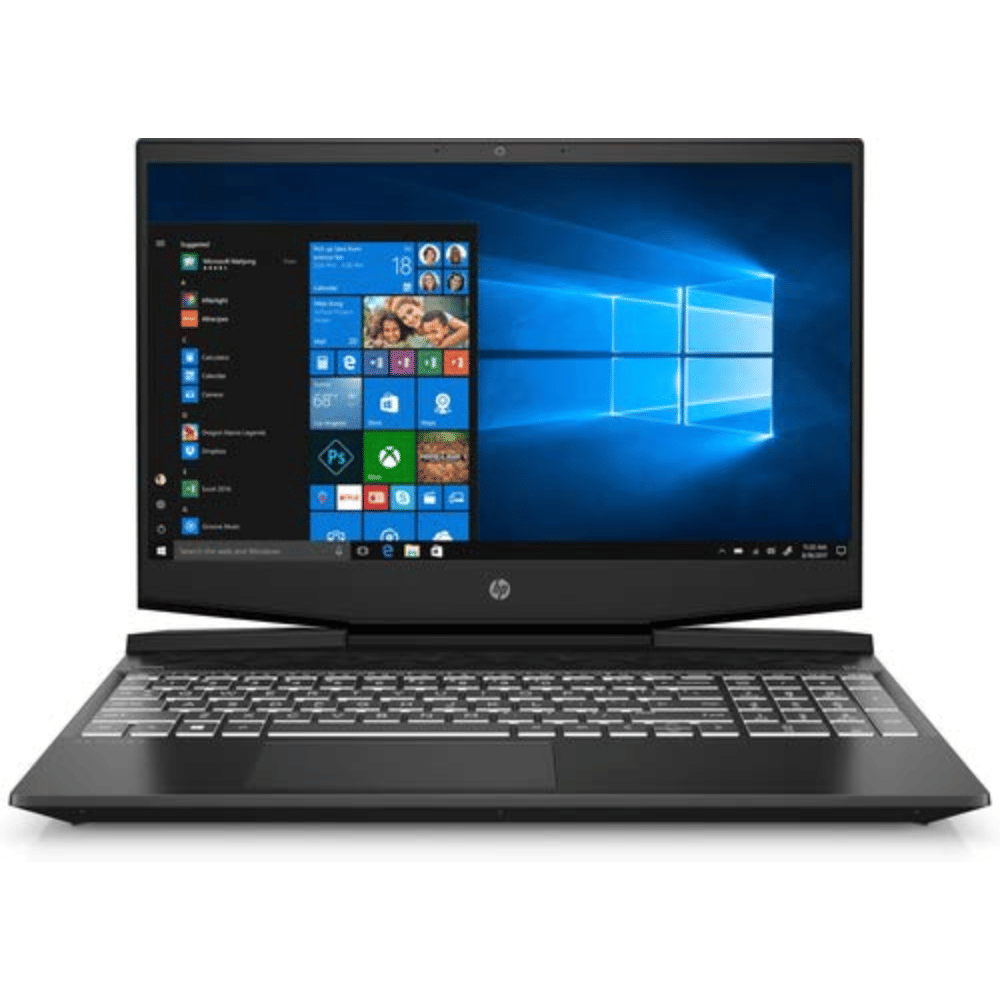 HP/Compaq Pavilion Gaming Series 15-dk0046TX (Intel Core i5 9th Gen 15.6 Inch)- Refurbished_Black_Front_60856