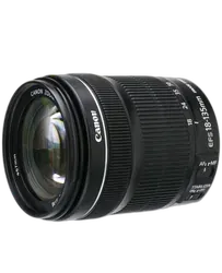 Canon EF-S 18-135mm f/3.5-5.6 IS Lens - Refurbished Good - Black - Refurbished_Black_Back_115718