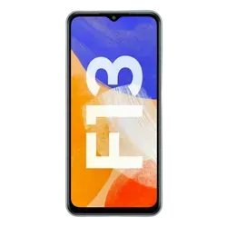 Refurbished Samsung Galaxy F13 waterfall blue front