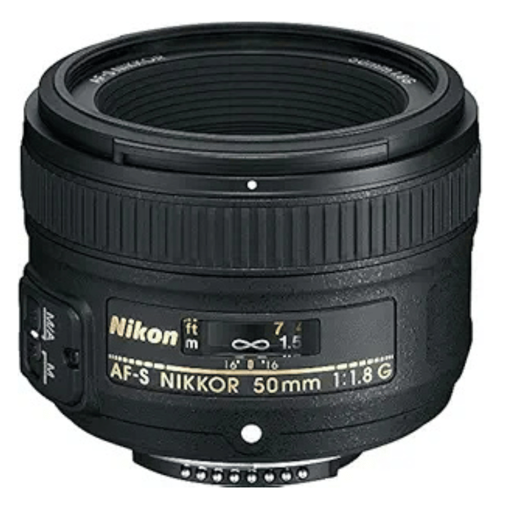 Nikon AF-P 50mm f/1.8G (for DX cameras) Standard Zoom Lens - Refurbished Good - Black - Refurbished_Black_Front_62127