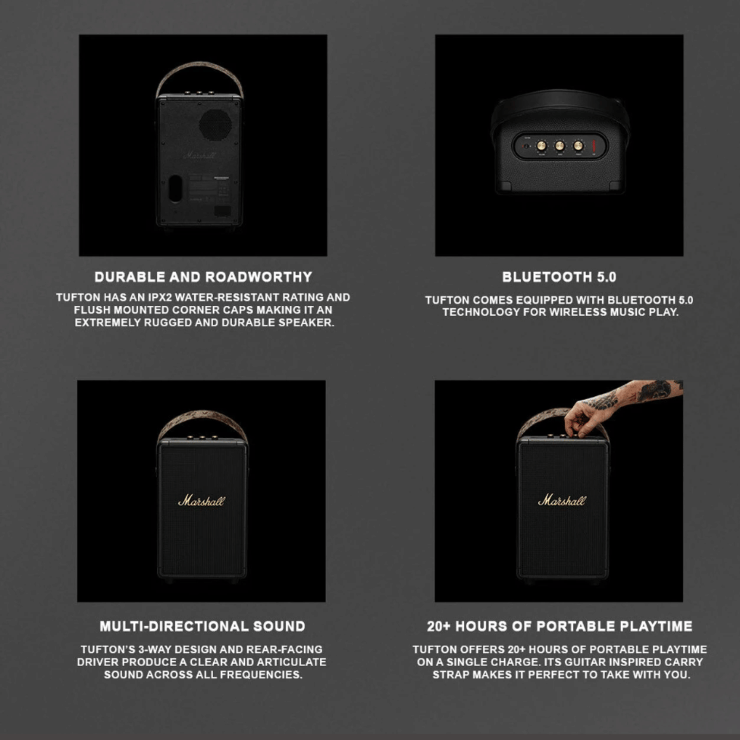 Marshall Tufton 80 Watt Bluetooth Speaker - Unboxed_All_Others_115352