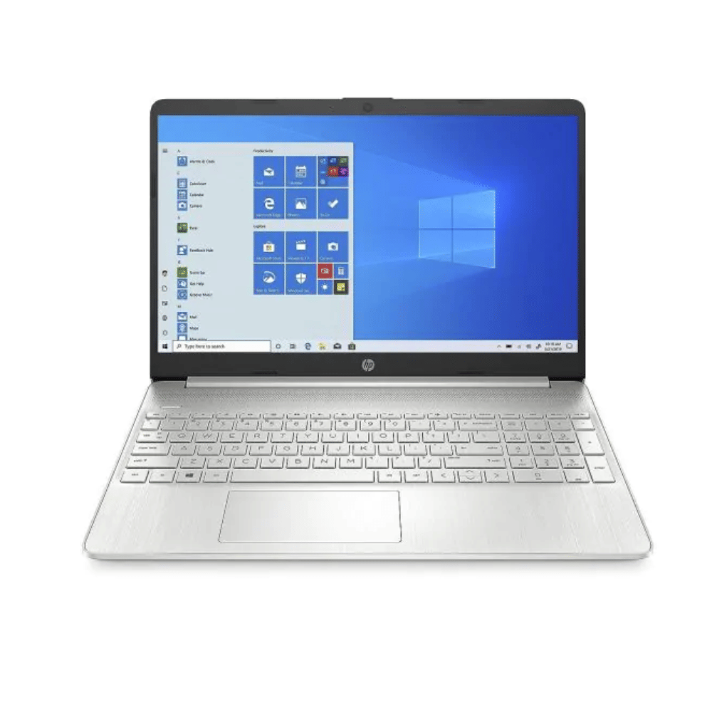 HP 15 Series 15s-fr1004TU (Intel Core i3 10th Gen 15.6 Inch)- Refurbished_Silver_Front_51299