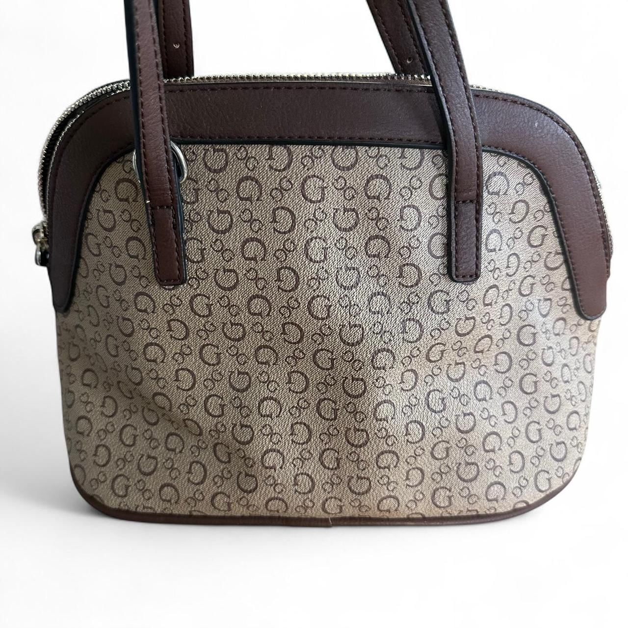 Guess Darcie Dome Bag Luxury Bag - Pre-Loved - Brown - Refurbished_Brown_Back_64375