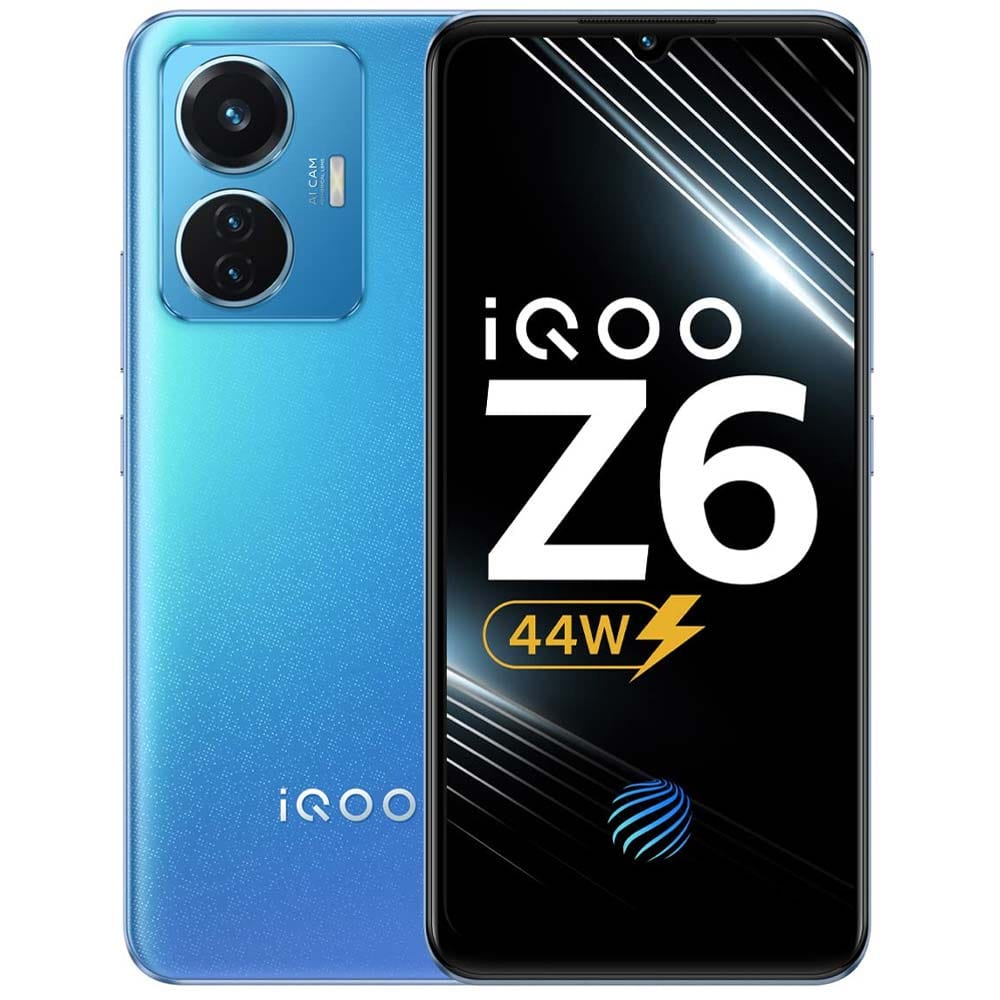 iQOO Z6 - Refurbished_Lumina Blue_Top_88090