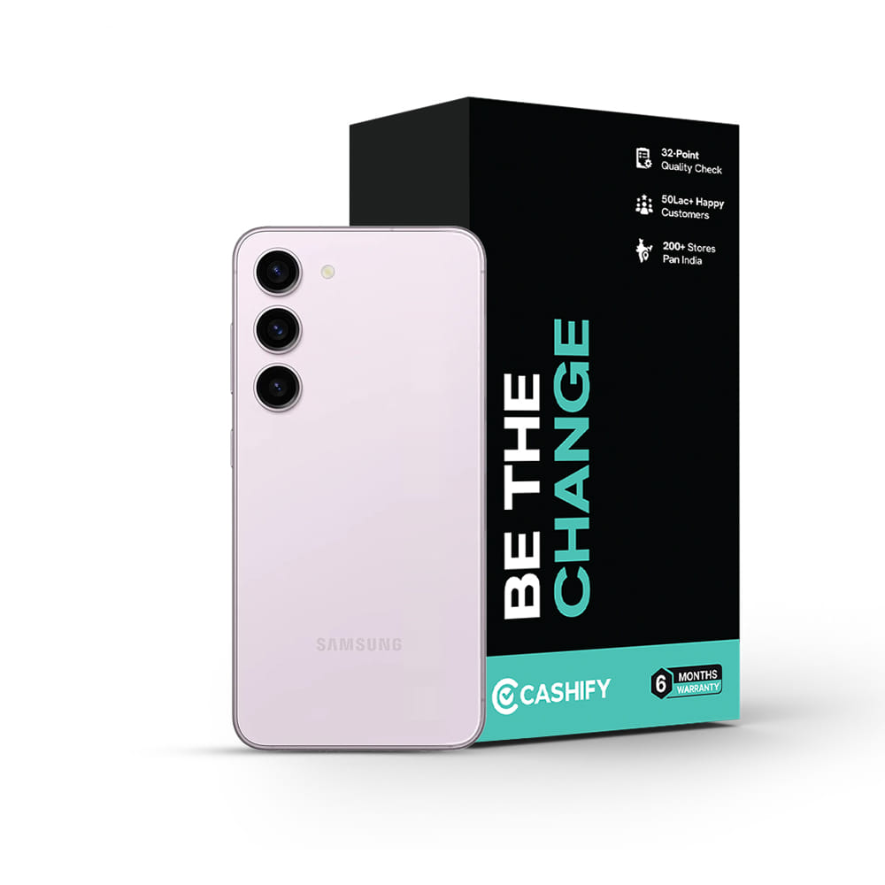 Samsung Galaxy S23 5G - Refurbished_Lavender_Phone With Box_56245