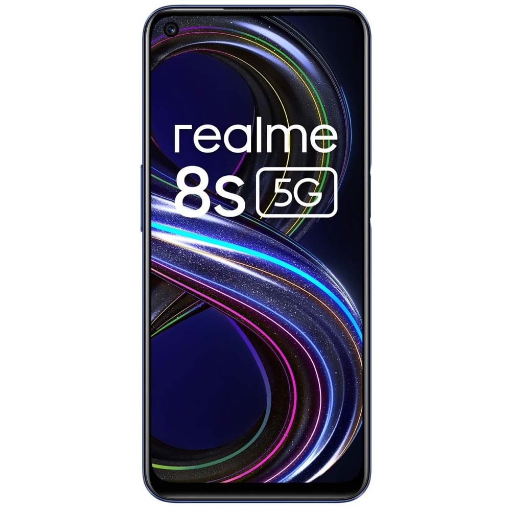 Realme 8s 5G - Refurbished_Universe Blue_Front_53549
