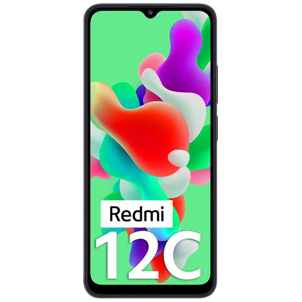 Xiaomi Redmi 12C - Refurbished_Matte Black_Front_53978