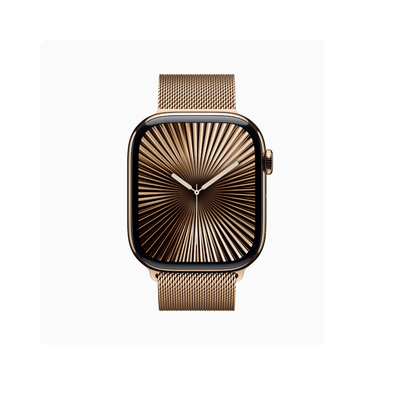 Apple Watch Series 10 (46mm, GPS Only)- Refurbished,Cashify Warranty, Fair,  Rose Gold-Aluminium, 46 mm, Wifi Only, Light Blush sport Band