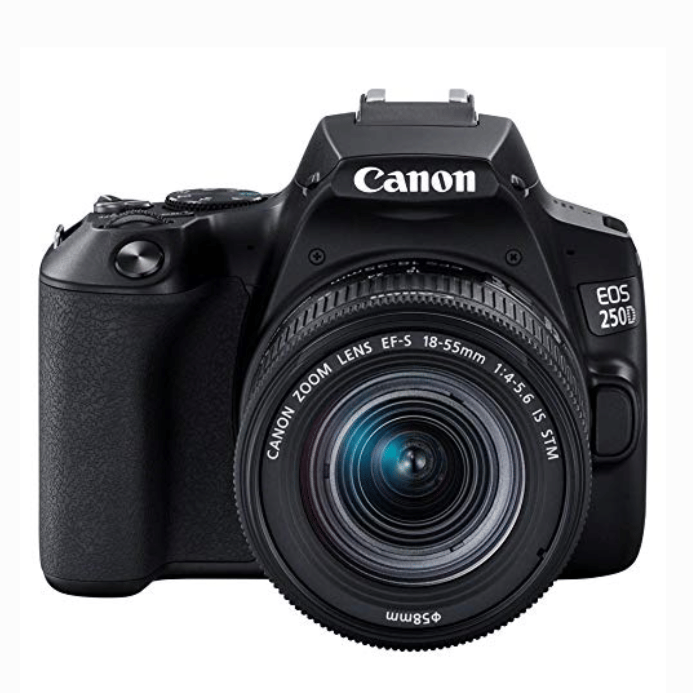 Canon EOS 250D 24MP DSLR - Refurbished_Black_Front_117175