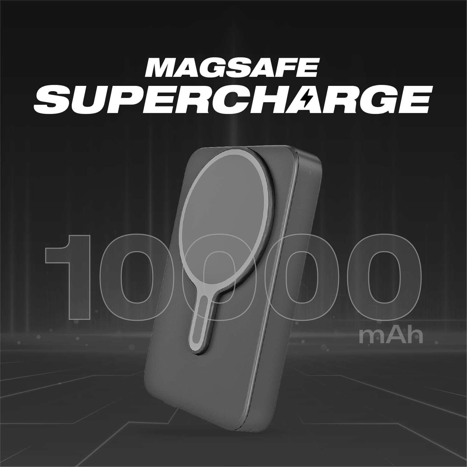 Sugato Supercharge 10000 mAh - Powerbank - Grey_Grey_Right Side_127150