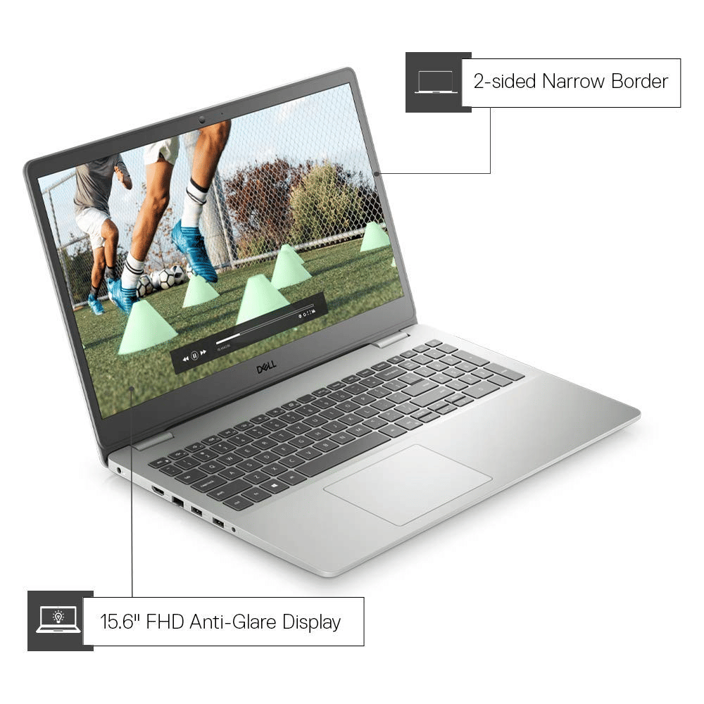 Dell Inspiron 3000 Series 3505 (AMD Ryzen3 3000U Series 15.6 Inch)- Refurbished_Silver_Left Side_62178
