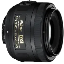 Nikon AF–S 35mm f/1.8G Prime Lens - Refurbished Superb - Black - Refurbished_Black_Front_123488