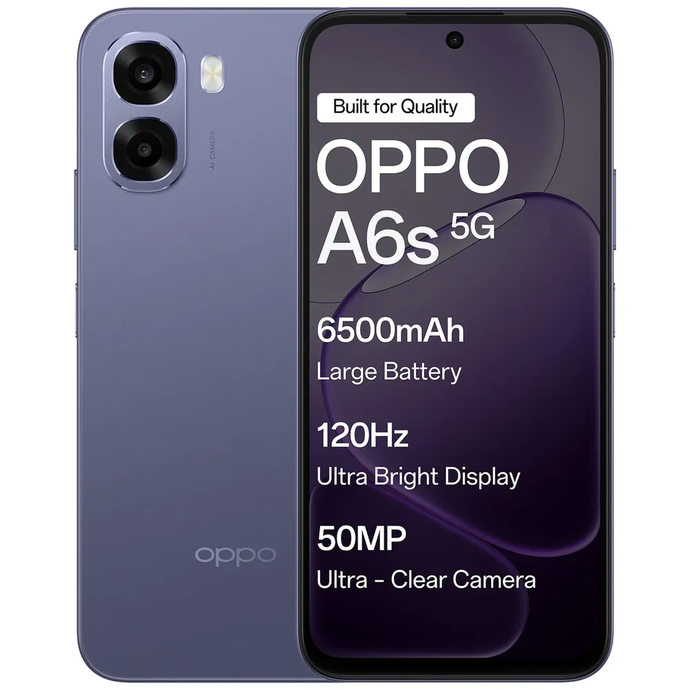 OPPO A6s 5G - Refurbished_Plum Purple_Top_125624
