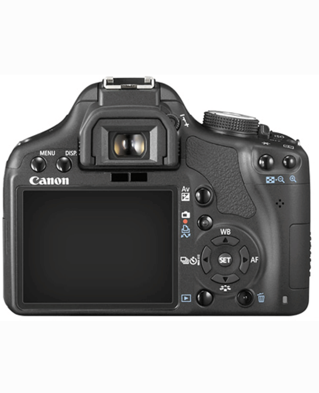 Canon EOS 500D 15MP DSLR - Refurbished_Black_Back_115702