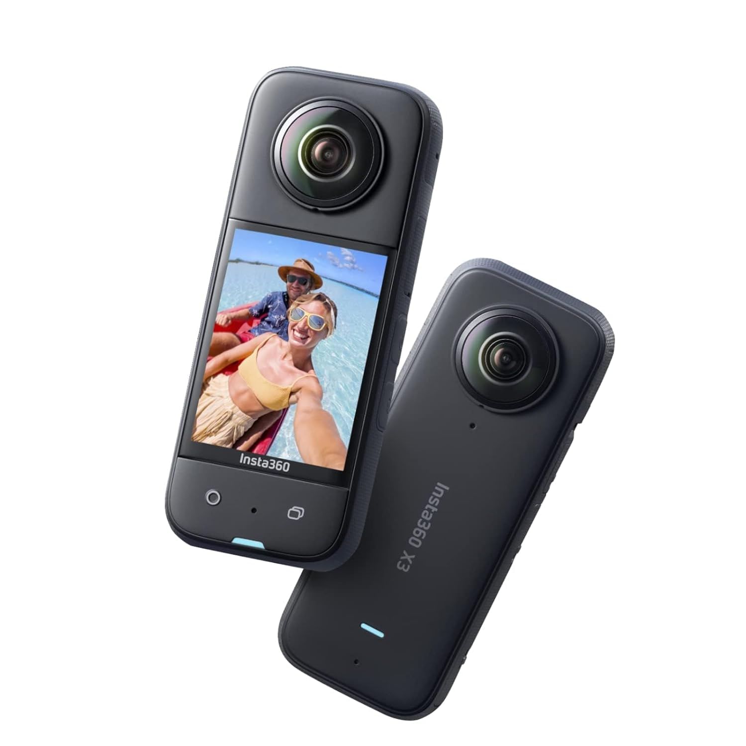 Insta360 X3 72 MP Action Camera - Refurbished_Black_Back_70433
