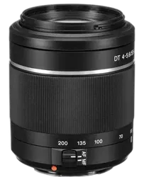 Sony DT 55-200mm F/4-5.6 Telephoto Zoom Lens - Refurbished Good - Black - Refurbished_Black_Bottom_115723