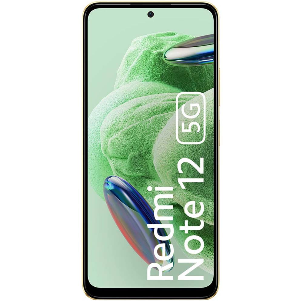 Refurbished Xiaomi Redmi Note 12 5G-Sunrise gold-front