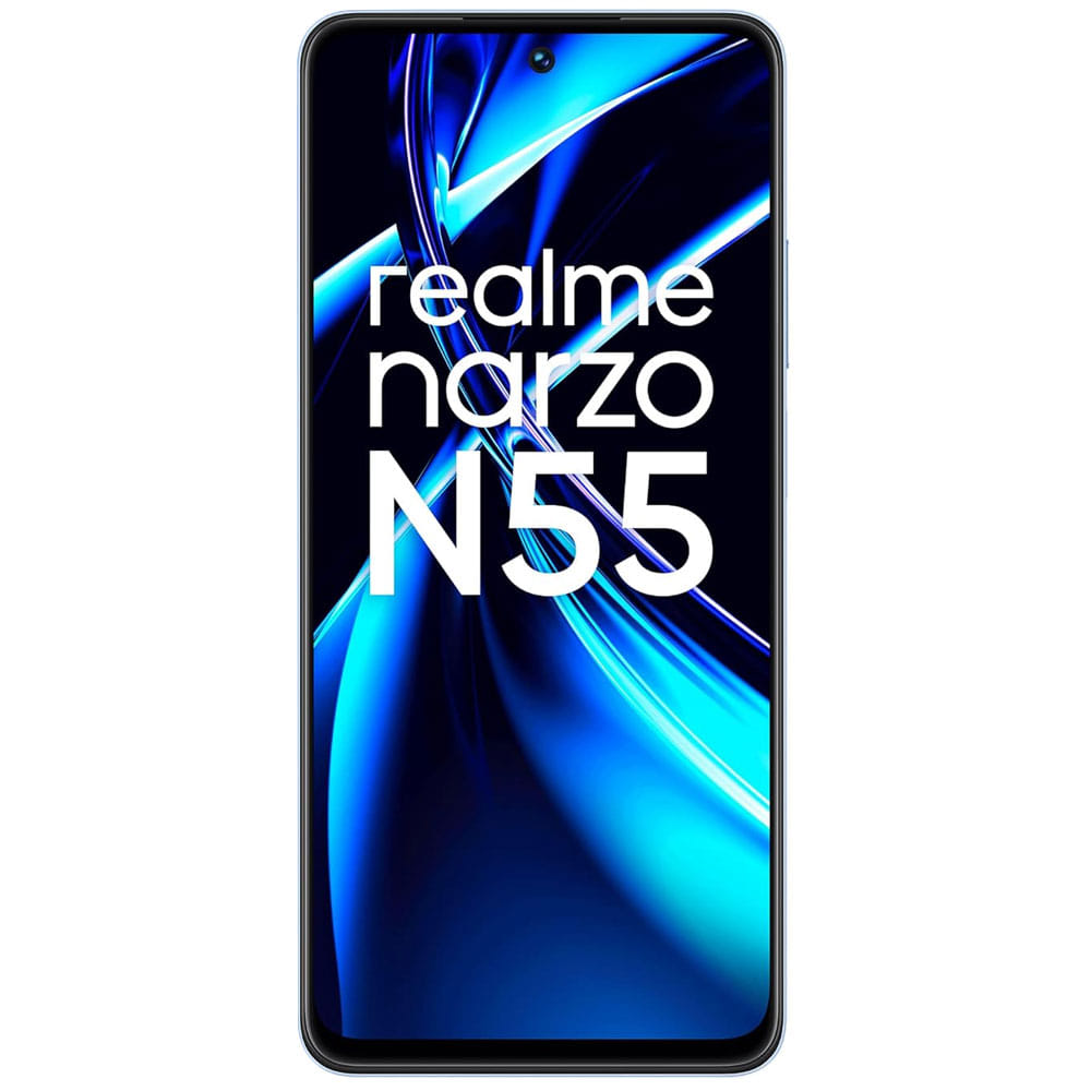 Realme Narzo N55 - Refurbished_Prime Blue_Front_51489