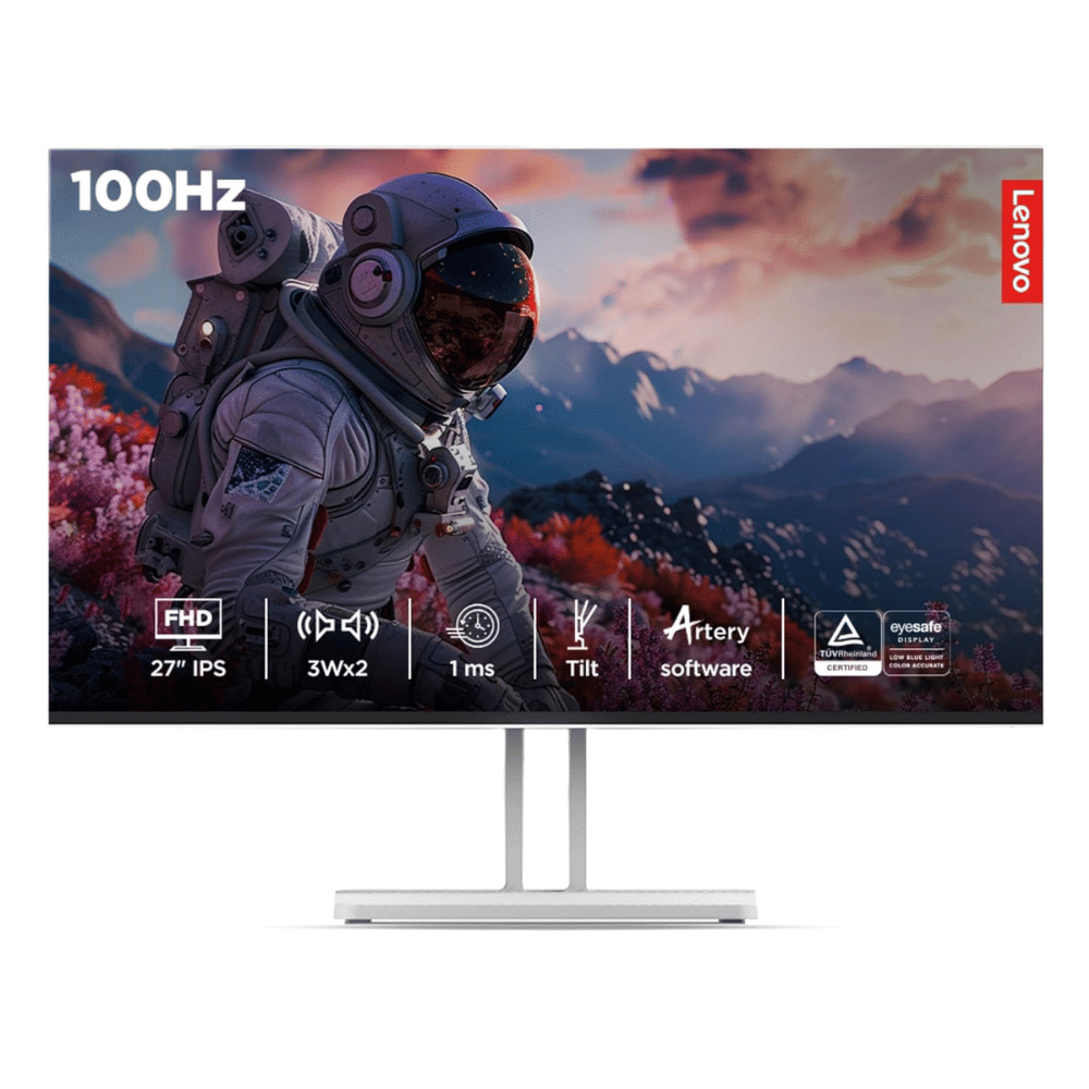 Lenovo L27i 4A 27 Inch 100 Hz Full HD IPS Monitor - Unboxed