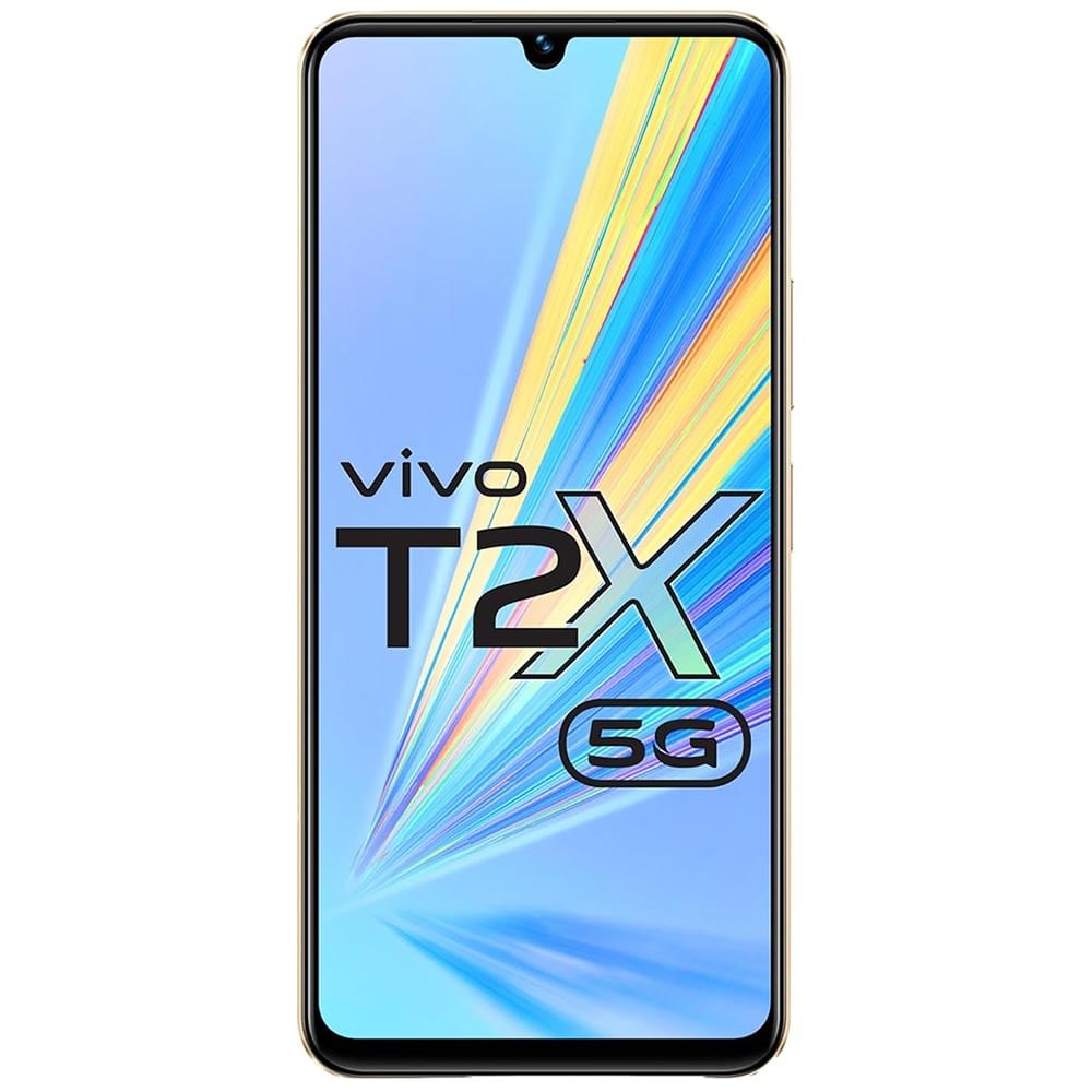 Vivo T2x 5G - Refurbished_Aurora Gold_Front_46541