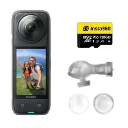 Insta360 X4 Motorcycle Bundle 72MP DSLR Camera - Refurbished