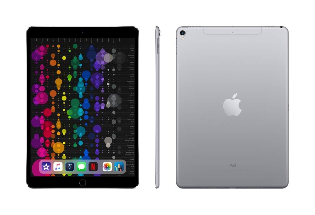 Apple iPad Pro 2017 (10.5 inch, Wifi+Cellular)- Refurbished_Space Grey_Top_89599