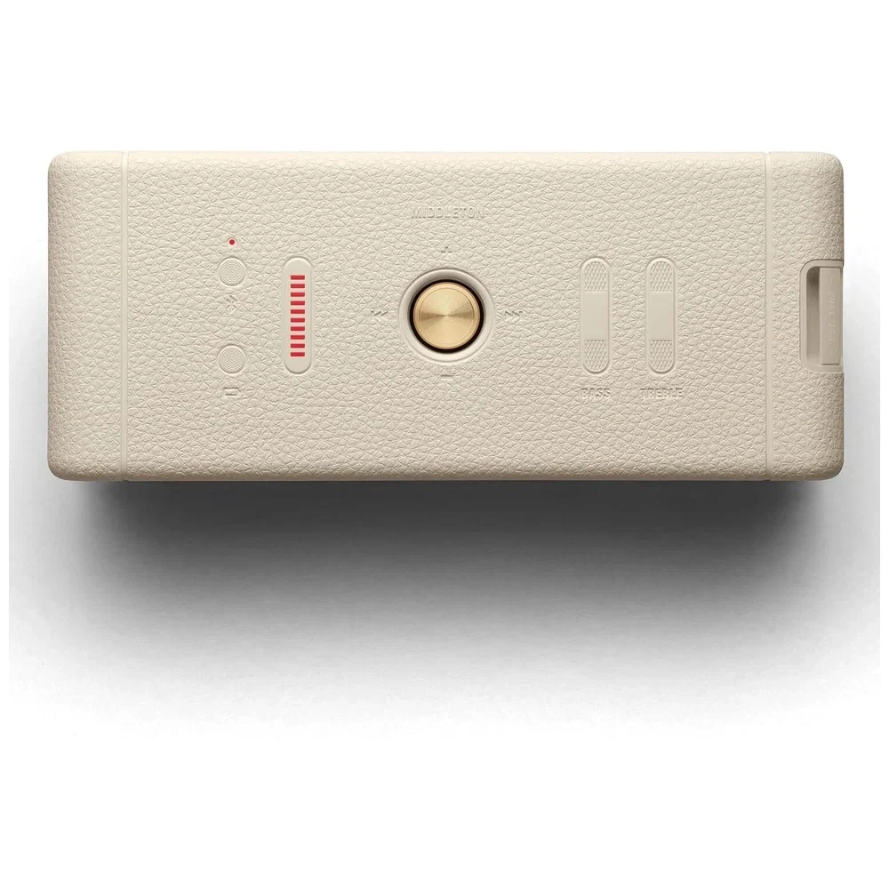 Marshall Middleton 50 W Bluetooth Speaker - Refurbished_Cream_Back_133498